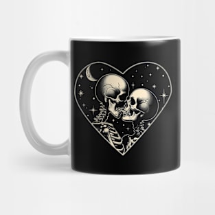 The Lovers Skeleton Lovers Valentine's Day Couple Matching Mug